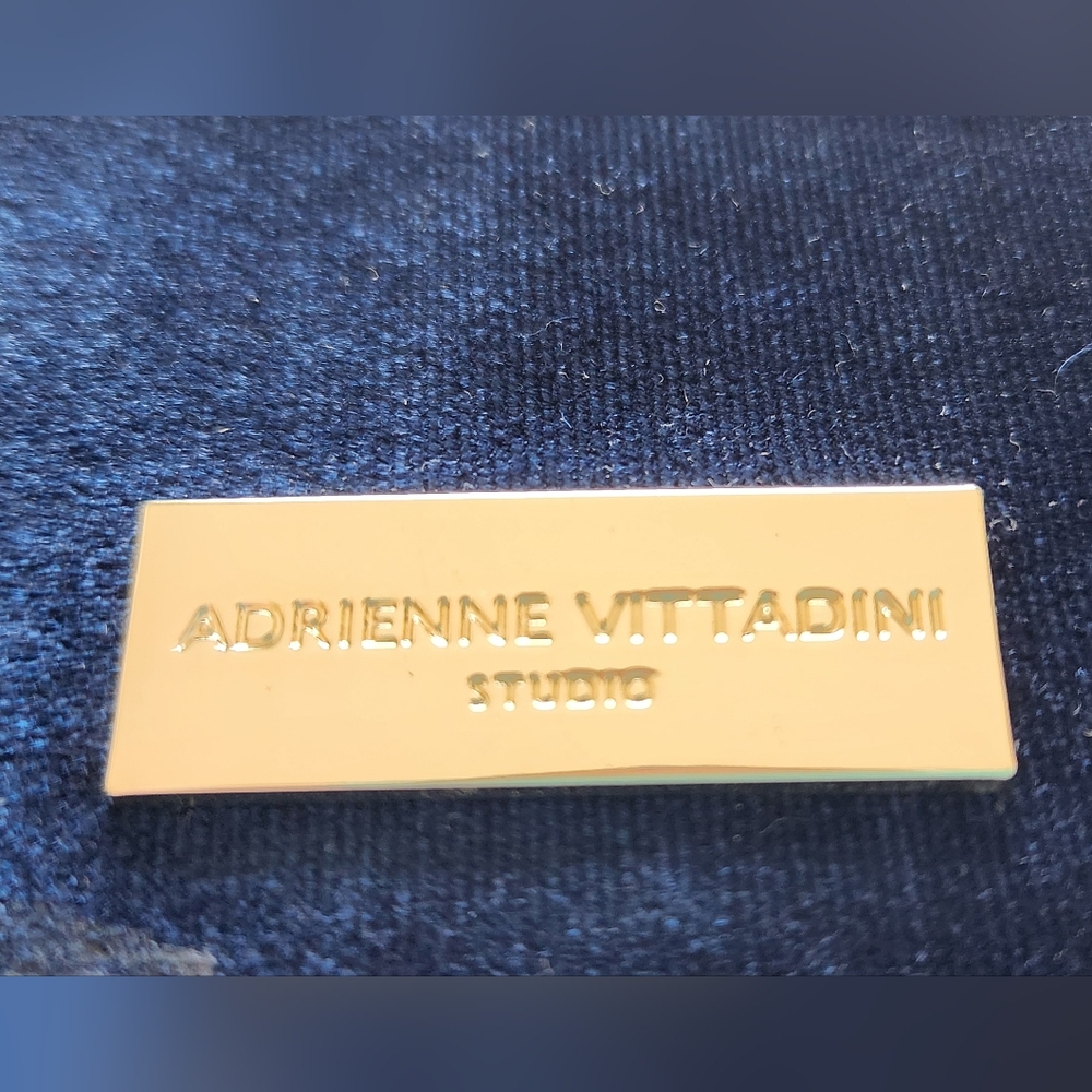 Adrienne Vittadini Blue suede wallet